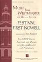 Festival First Nowell SATB choral sheet music cover